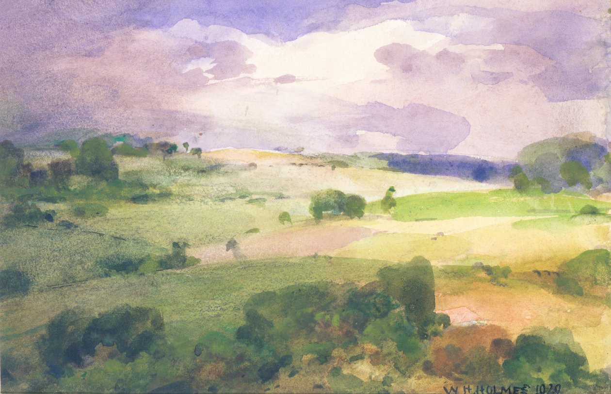 The Maryland Fields, 1929. de William Henry Holmes
