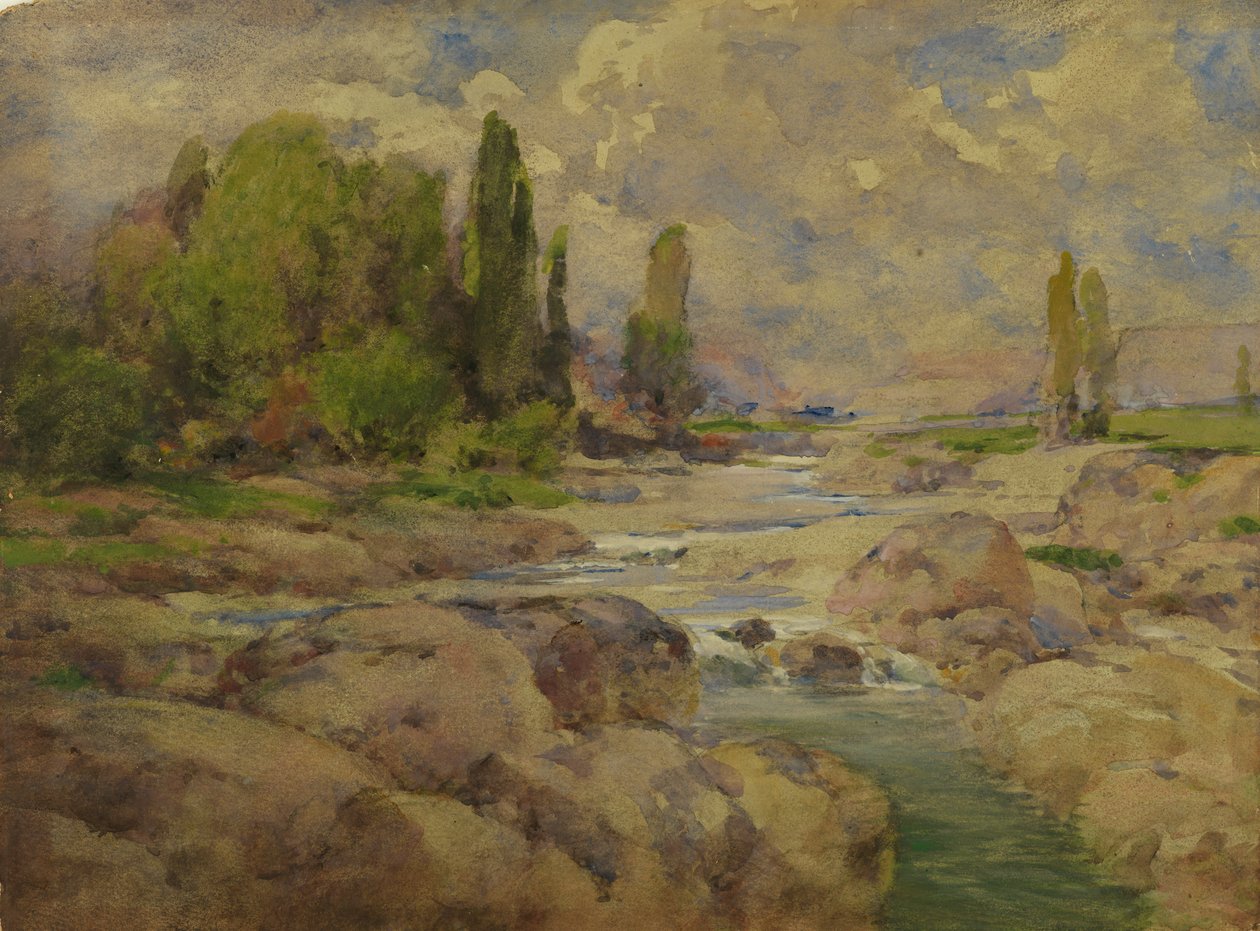 The Normal Rock Creek, 1910. de William Henry Holmes