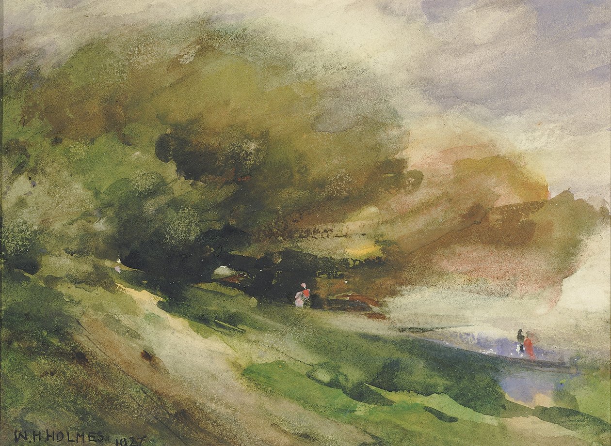 The Shaded Walk, 1927. de William Henry Holmes