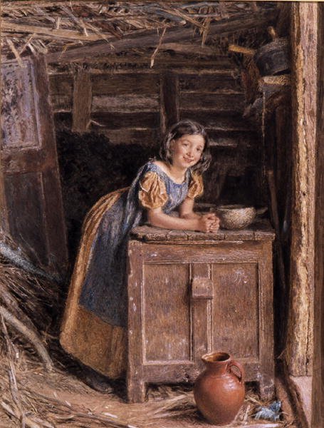 Uma Beleza Rústica de William Henry Hunt