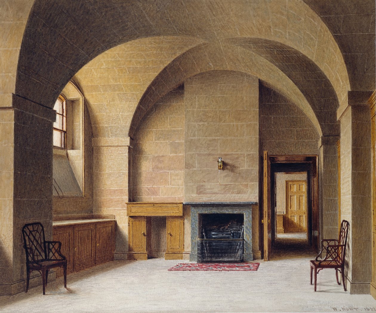 Despensa do Mordomo em Chatsworth House de William Henry Hunt