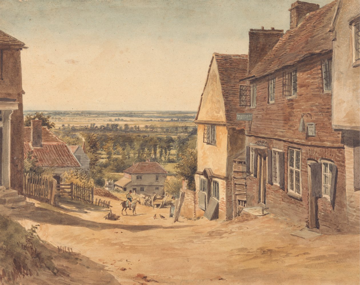 Dagnall Lane, St. Albans de William Henry Hunt
