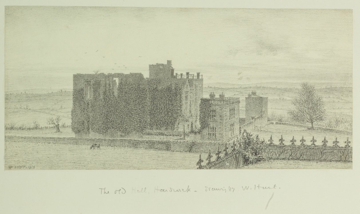 Hardwick Old Hall de William Henry Hunt