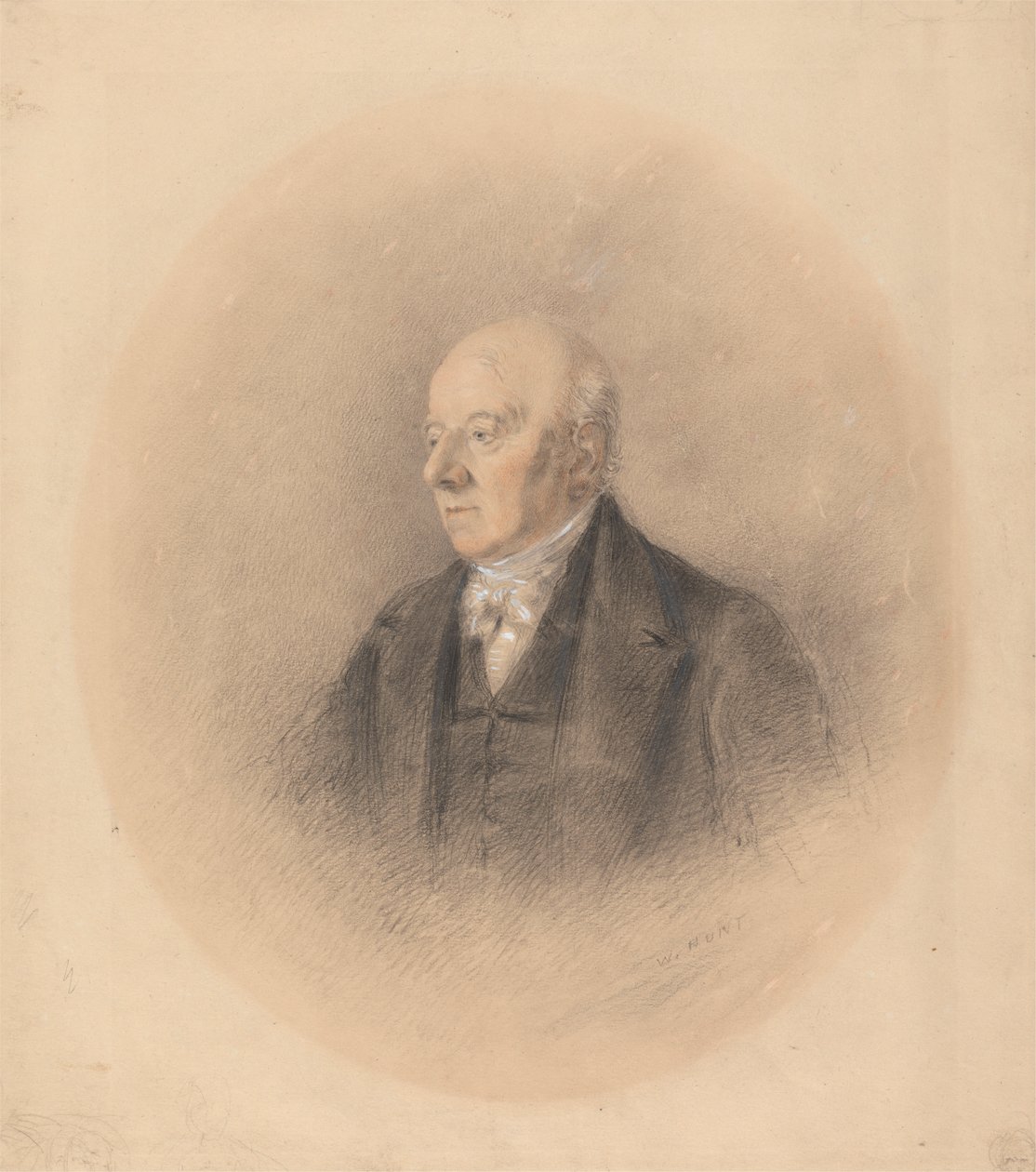 Retrato de um Cavalheiro de William Henry Hunt