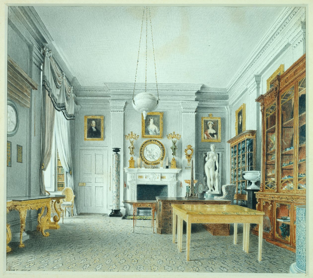 A Sala da Manhã, Chatsworth de William Henry Hunt