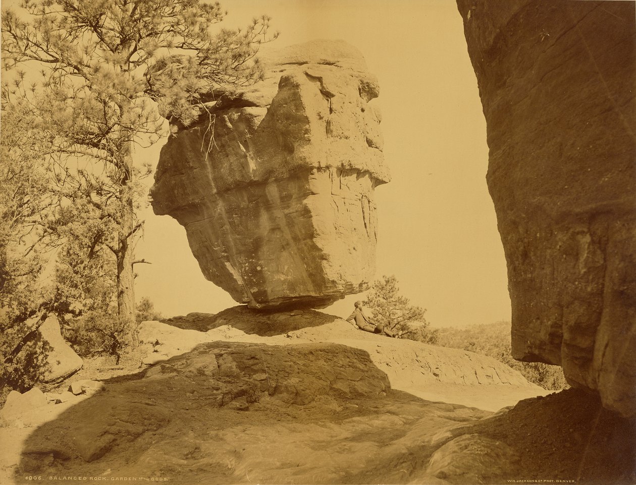 Rocha Equilibrada, Jardim dos Deuses de William Henry Jackson