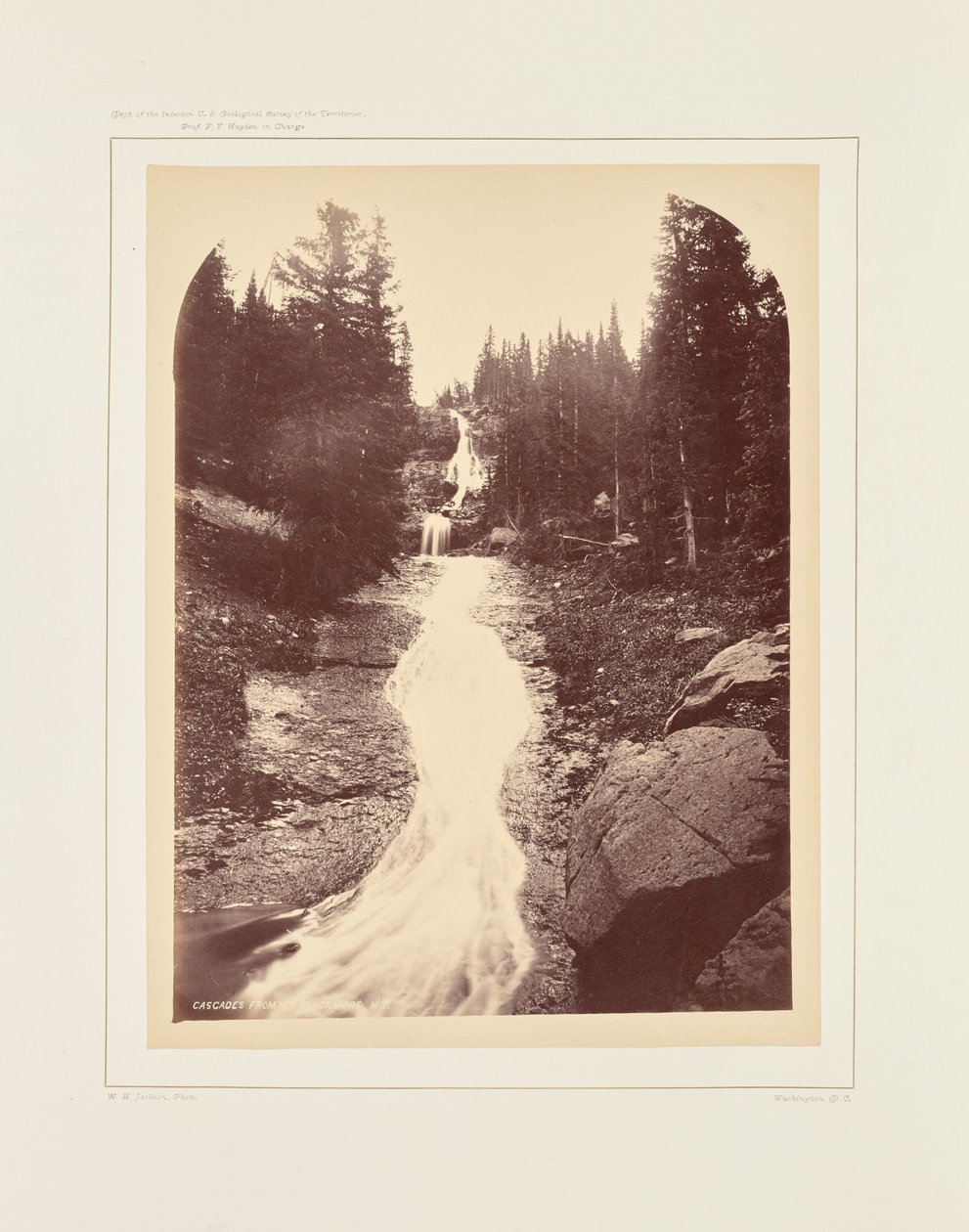 Cascata do Monte Blackmore de William Henry Jackson