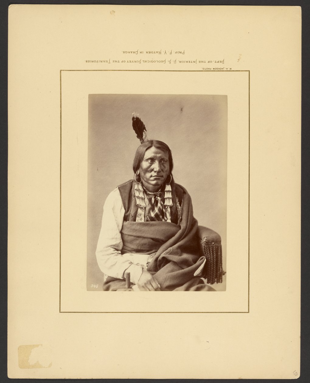 [Carga sobre o Hauk - (Brulé Dakota) de William Henry Jackson