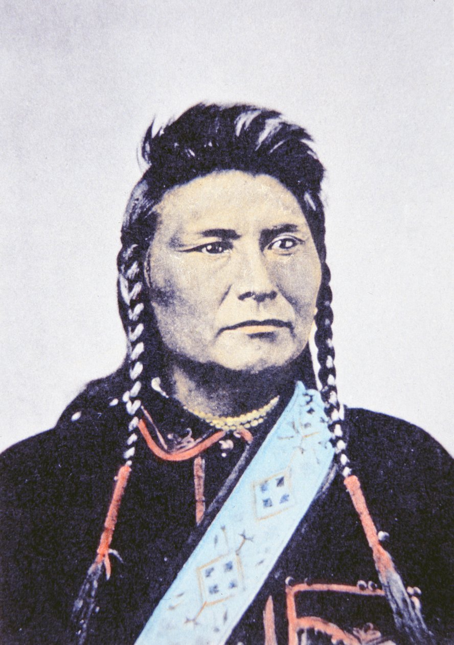 Chefe Joseph (1840-1904) 1878 (foto) de William Henry Jackson