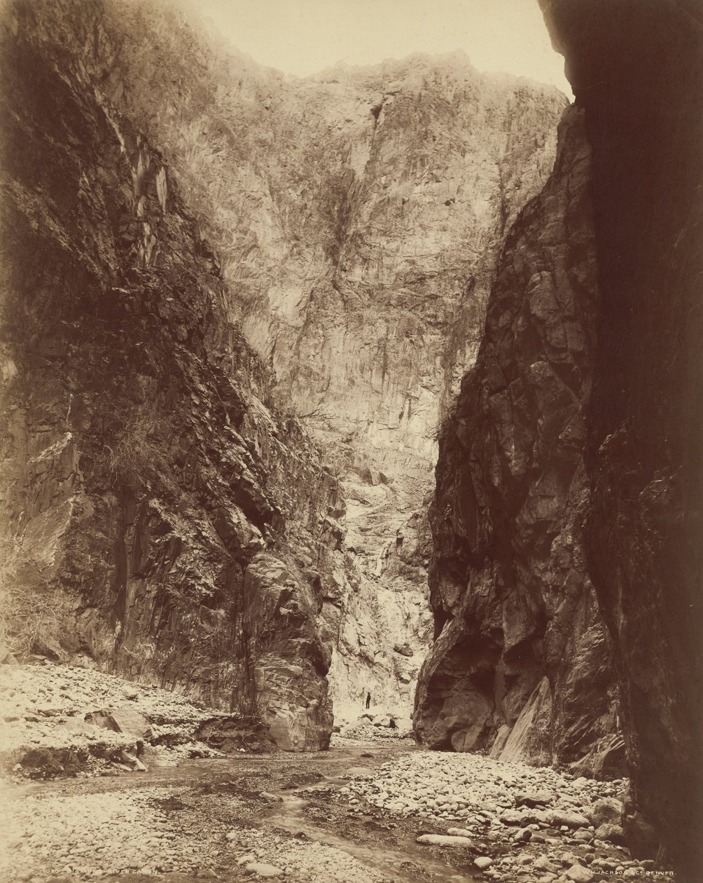 Diamond River Canyon, 1885 (foto) de William Henry Jackson