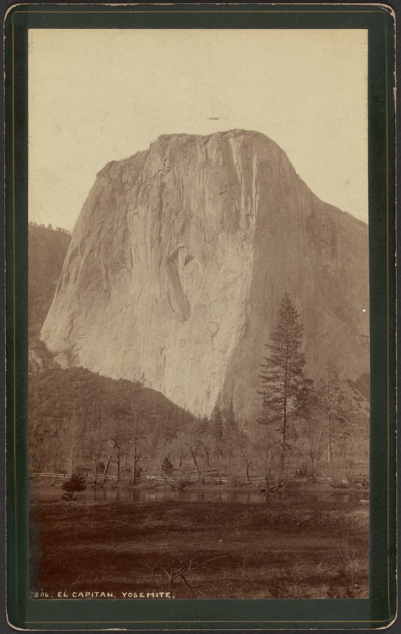 El Capitan, Yosemite de William Henry Jackson