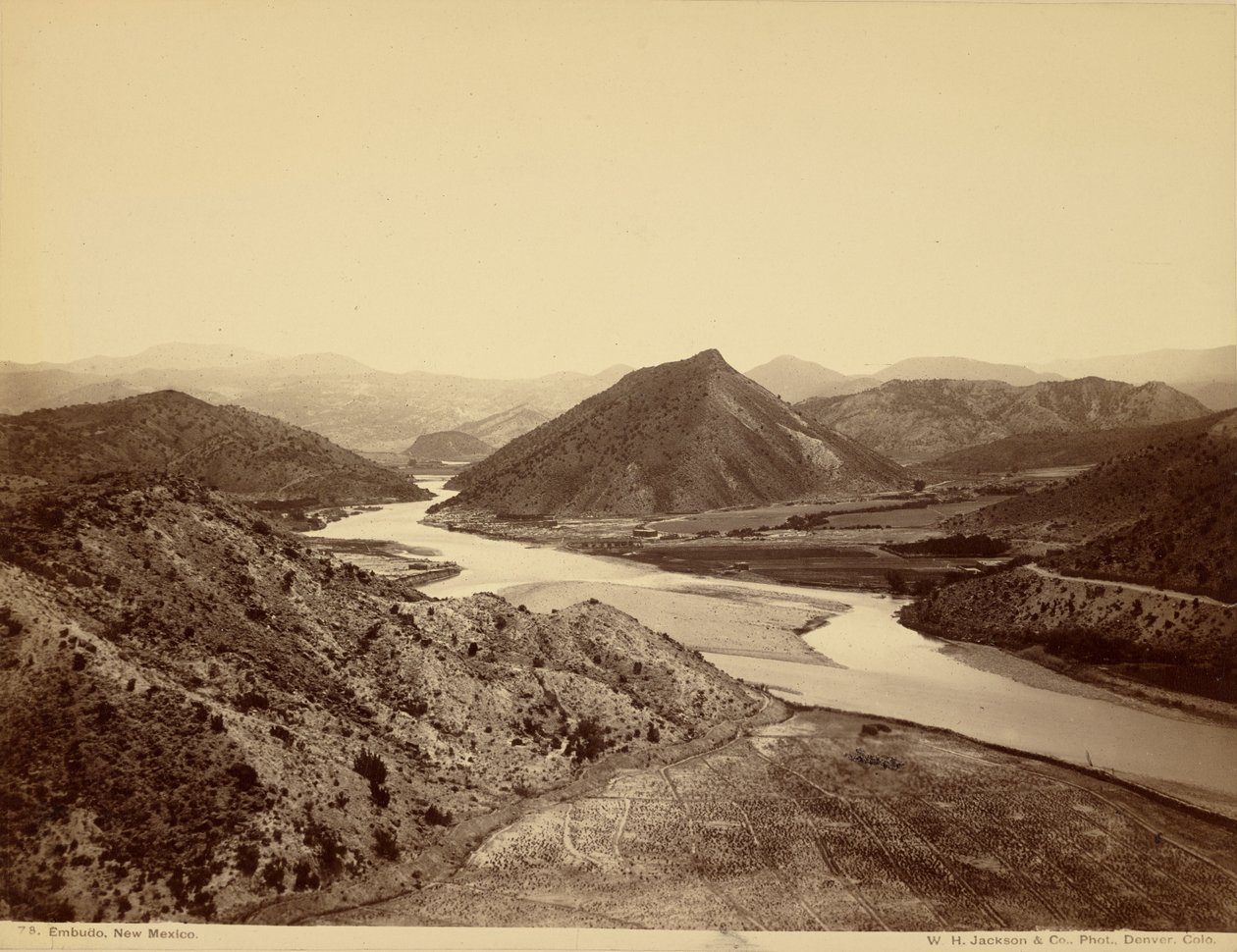 Embudo, Novo México de William Henry Jackson
