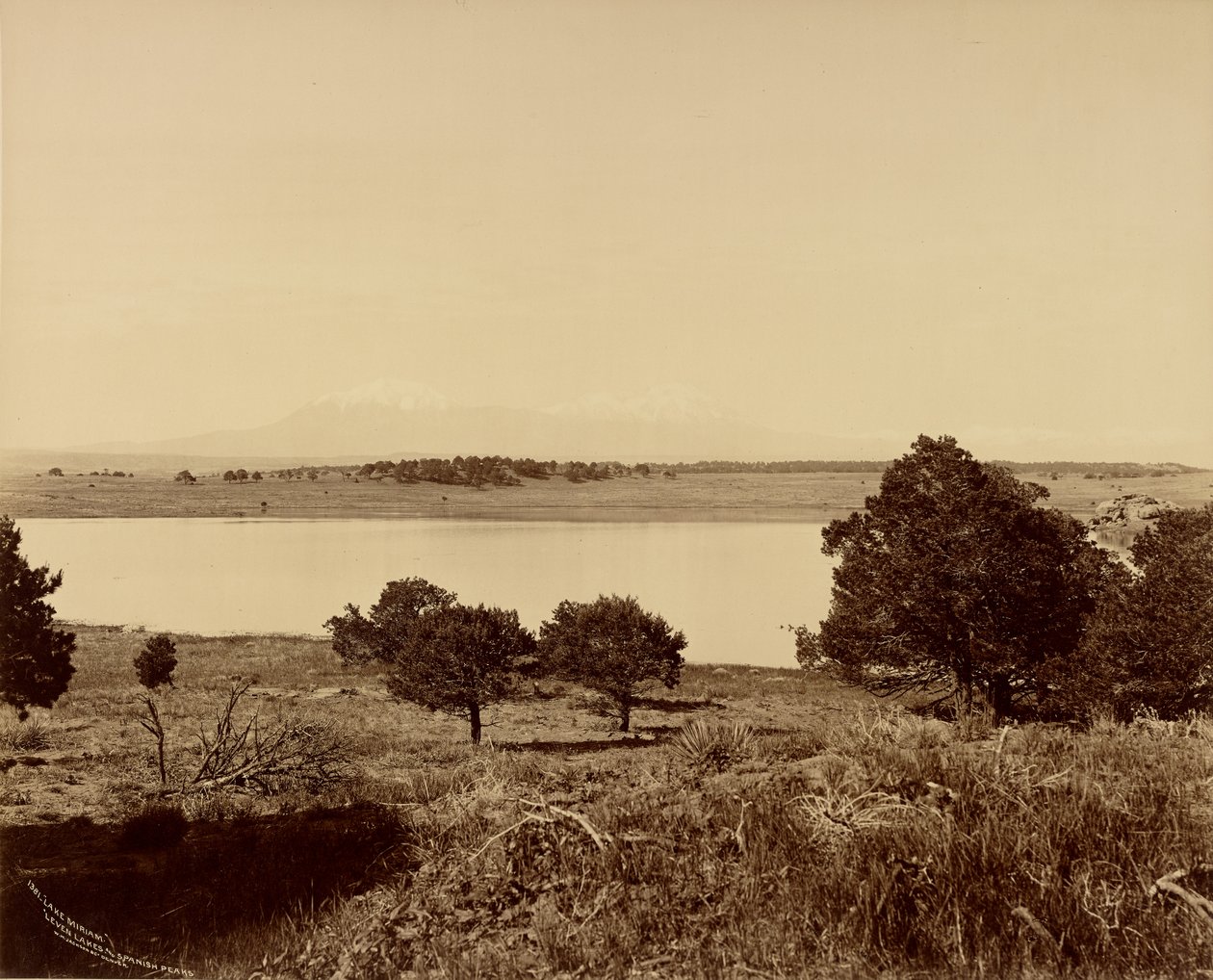 Lago Miriam, Leven Lakes e Spanish Peaks de William Henry Jackson