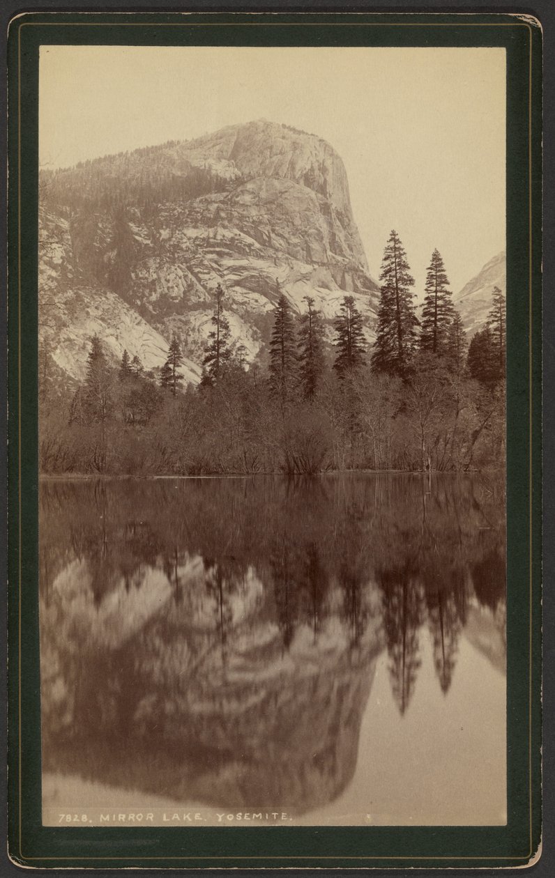 Lago Mirror. Yosemite. de William Henry Jackson