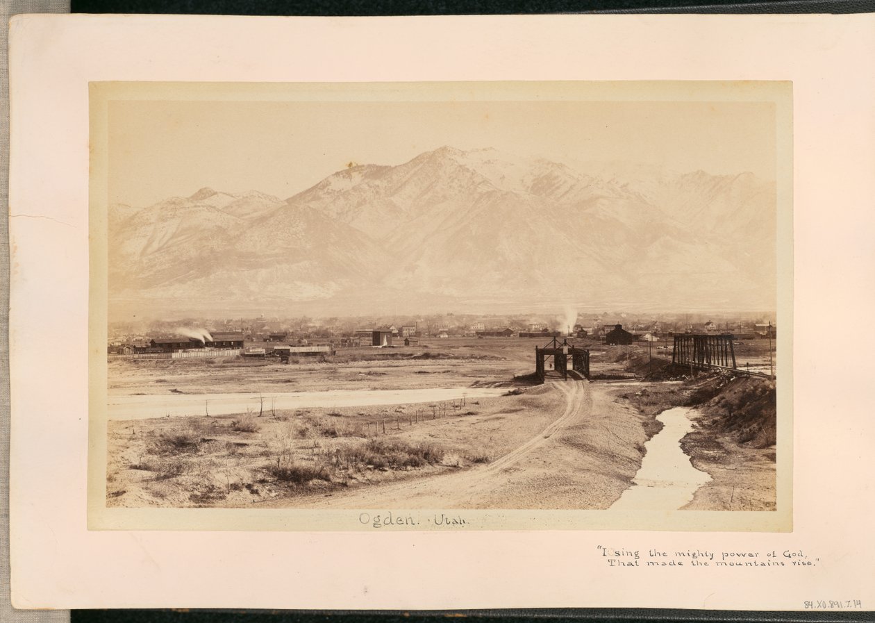 Ogden, Utah de William Henry Jackson