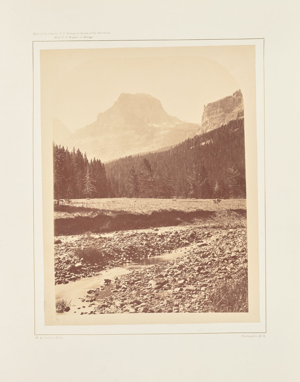 Palace Butte, perto do Monte Blackmore de William Henry Jackson
