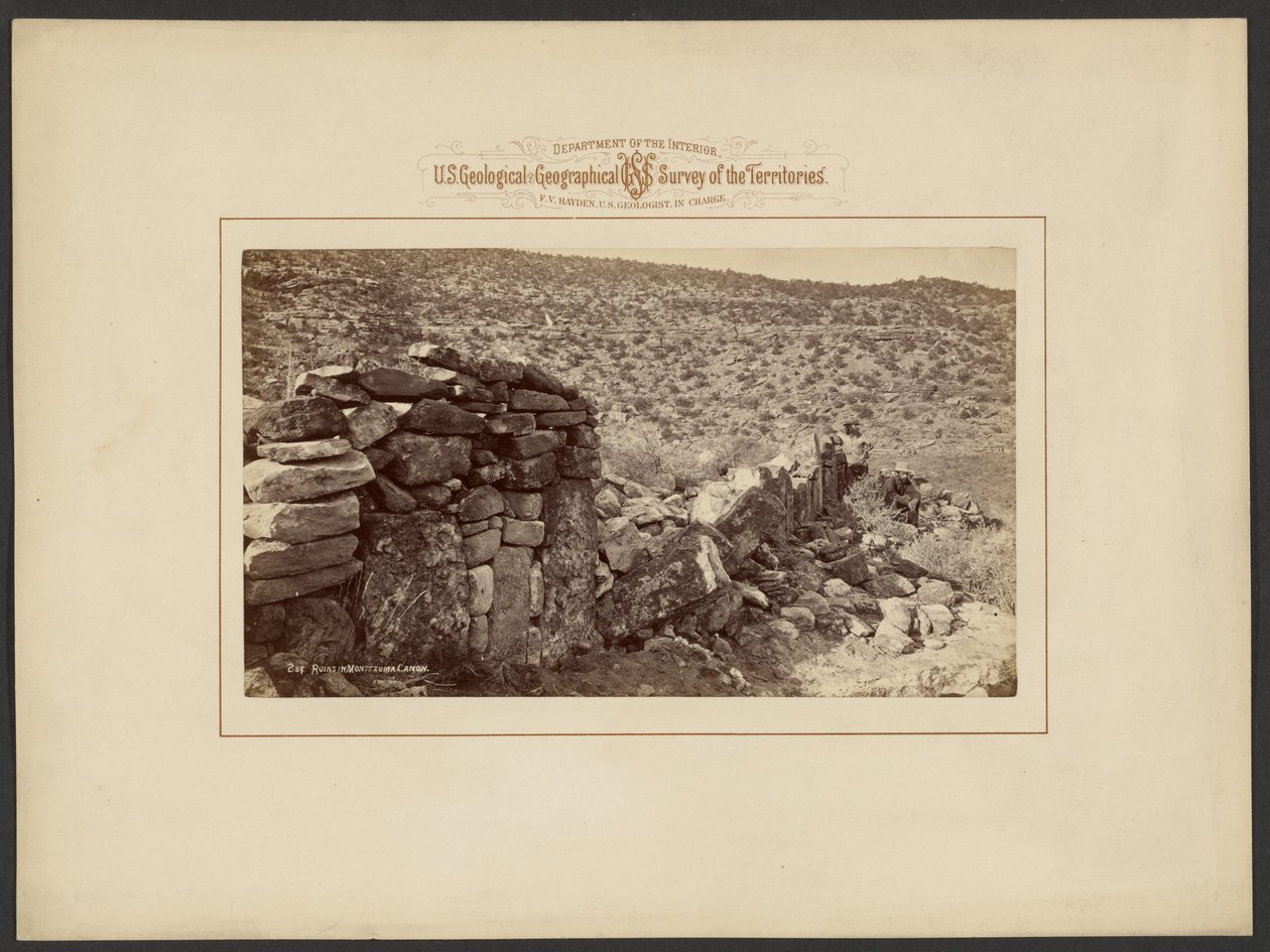 Ruínas de Montezuma Cañon de William Henry Jackson
