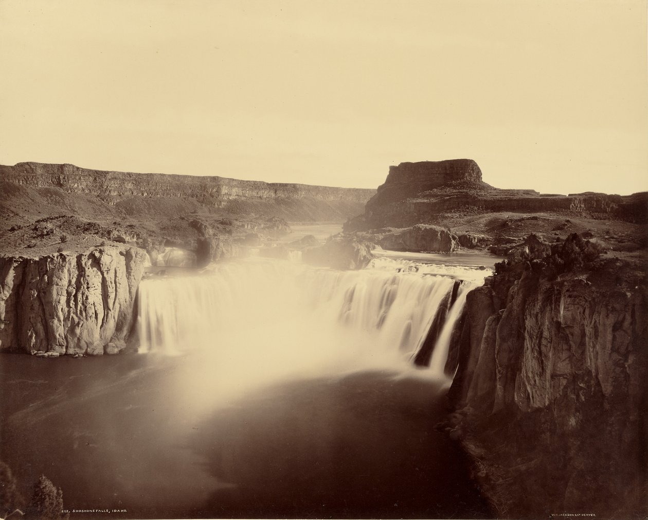 Cascatas de Shoshone, Idaho de William Henry Jackson