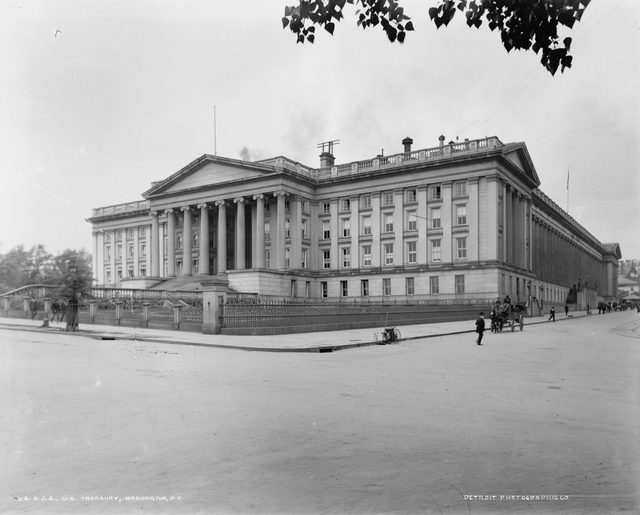 Tesouro dos EUA, Washington, DC, 1880 de William Henry Jackson