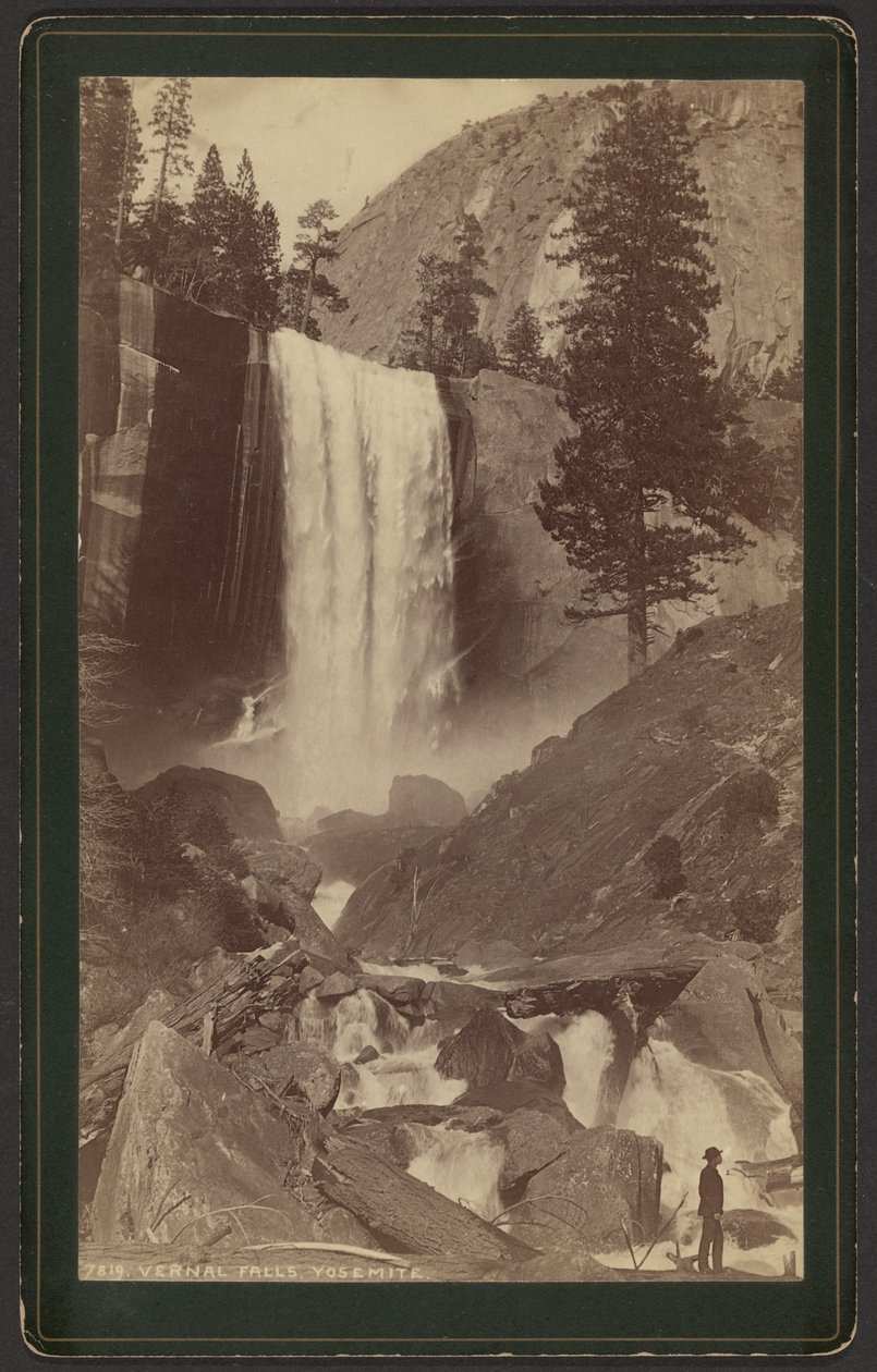 Cataratas Vernais. Yosemite. de William Henry Jackson