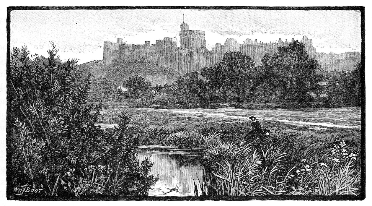 Castelo de Windsor, 1900. de William Henry James Boot