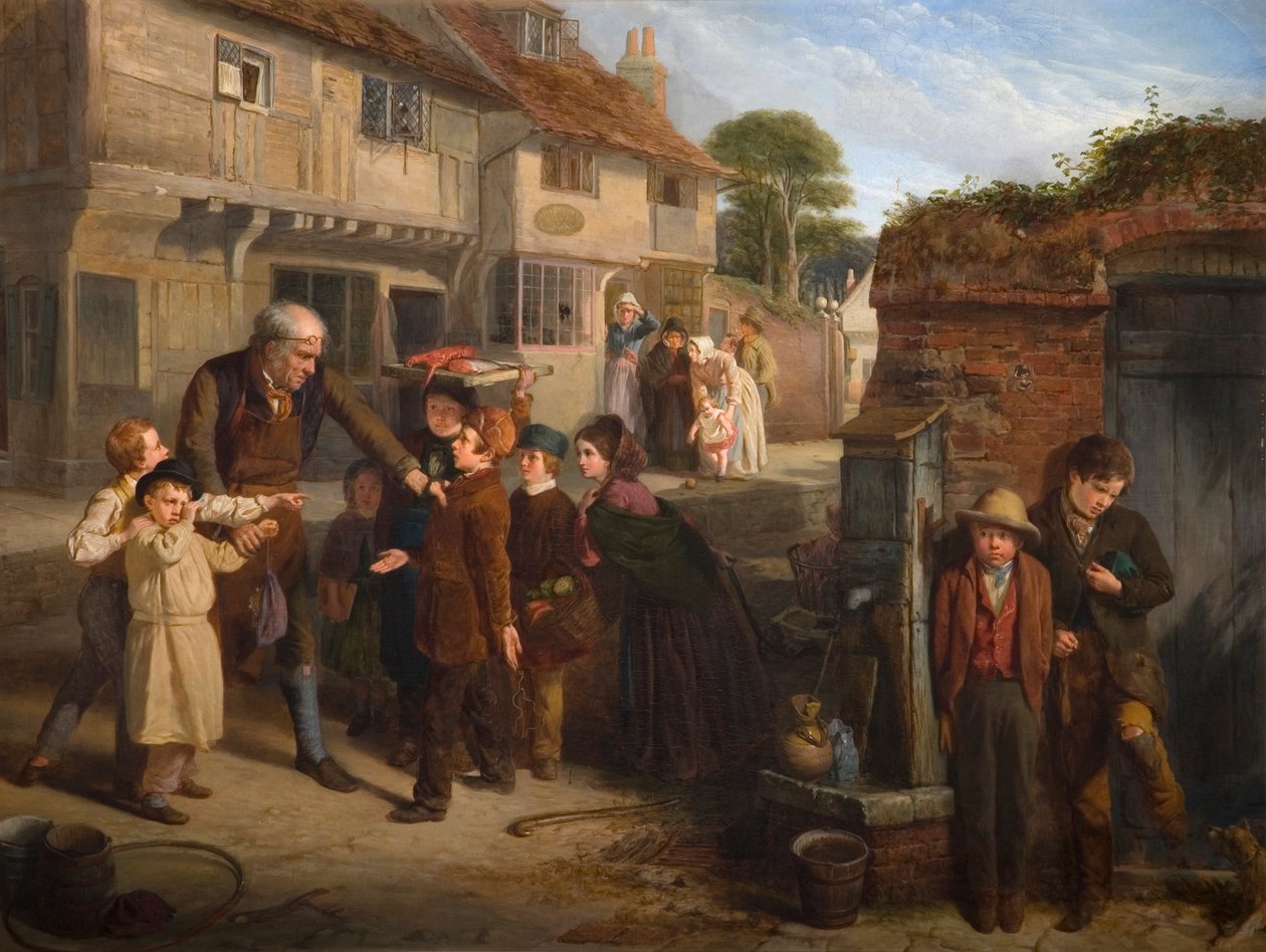 A janela quebrada, 1855 de William Henry Knight
