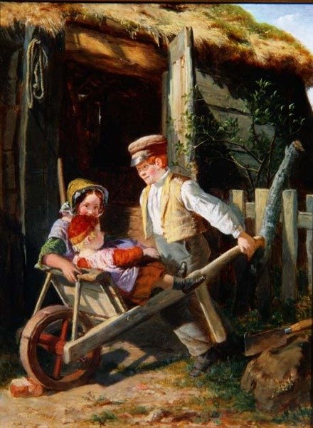 Carrinho de mão (painel) de William Henry Knight