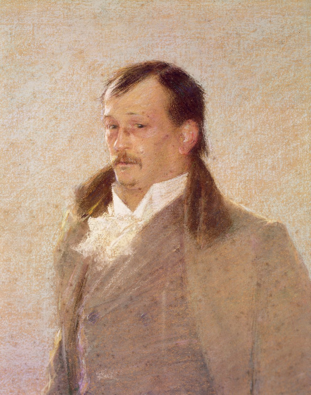 Retrato de Georges Courteline (óleo sobre tela0 (detalhe de 418481) de William Henry Lake Price