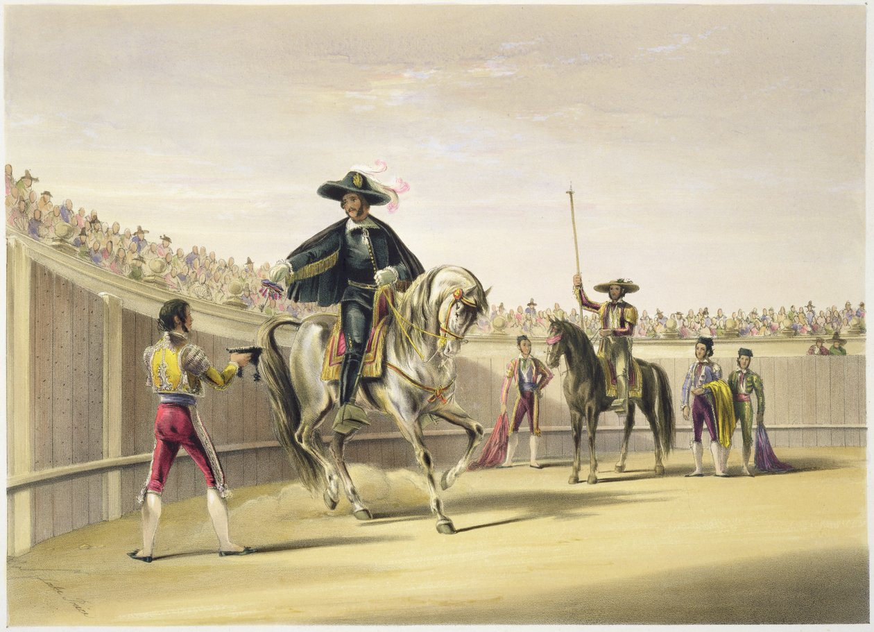 O Alguazil entregando as chaves do Toril, 1865 de William Henry Lake Price