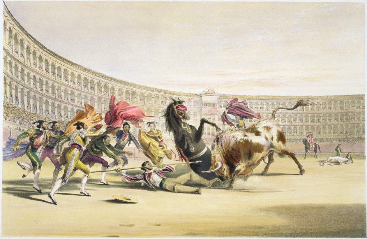 O Picador em perigo, 1865 de William Henry Lake Price