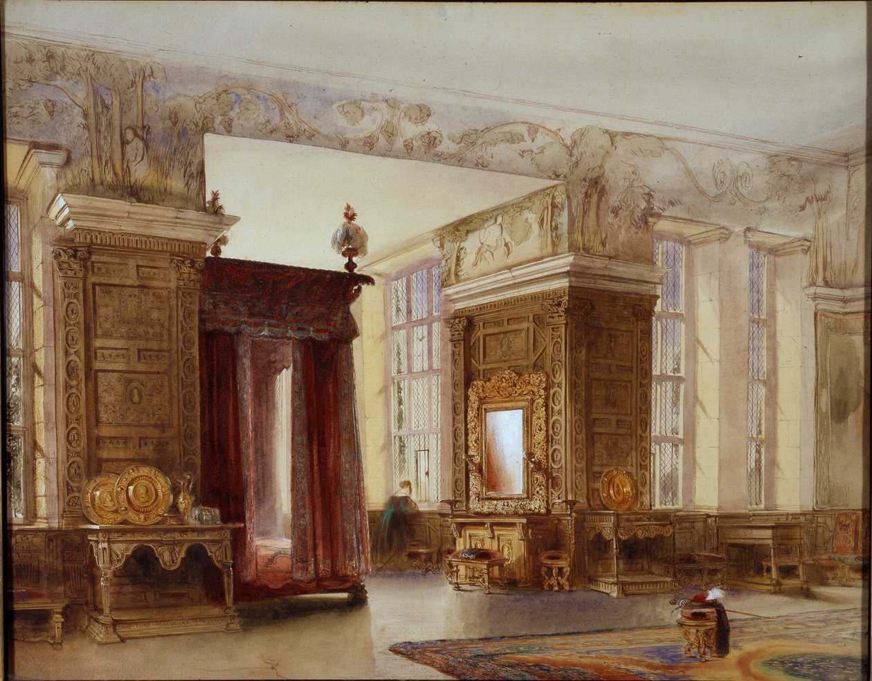 A Câmara de Presença em Hardwick de William Henry Lake Price
