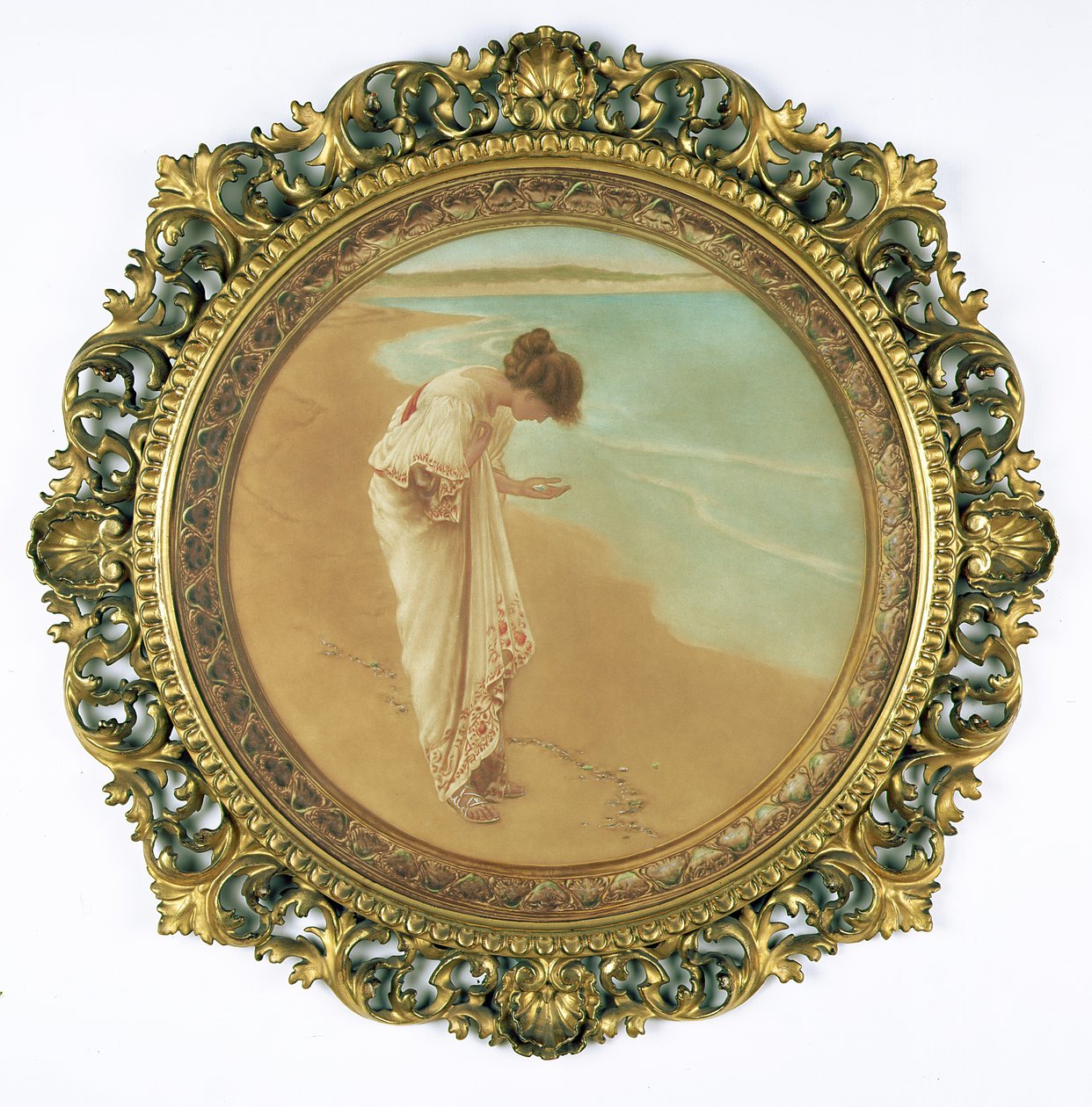 O mar tem suas pérolas (mezzotint) de William Henry Margetson