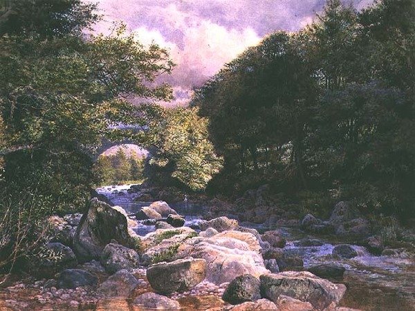 O rio Deveron de William Henry Millais
