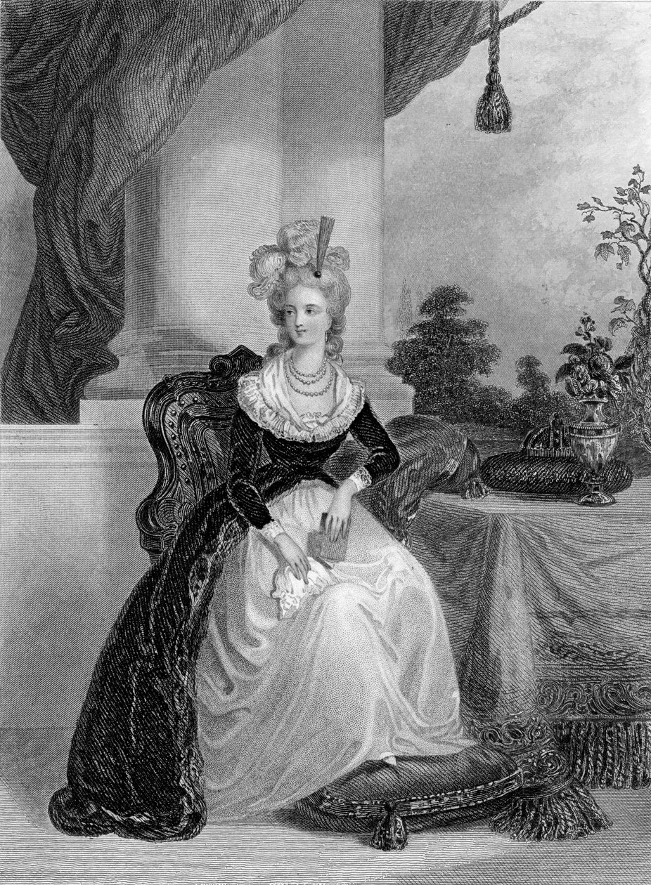 Marie Antoinette, rainha da França e Navarra, c1840-1860. de William Henry Mote