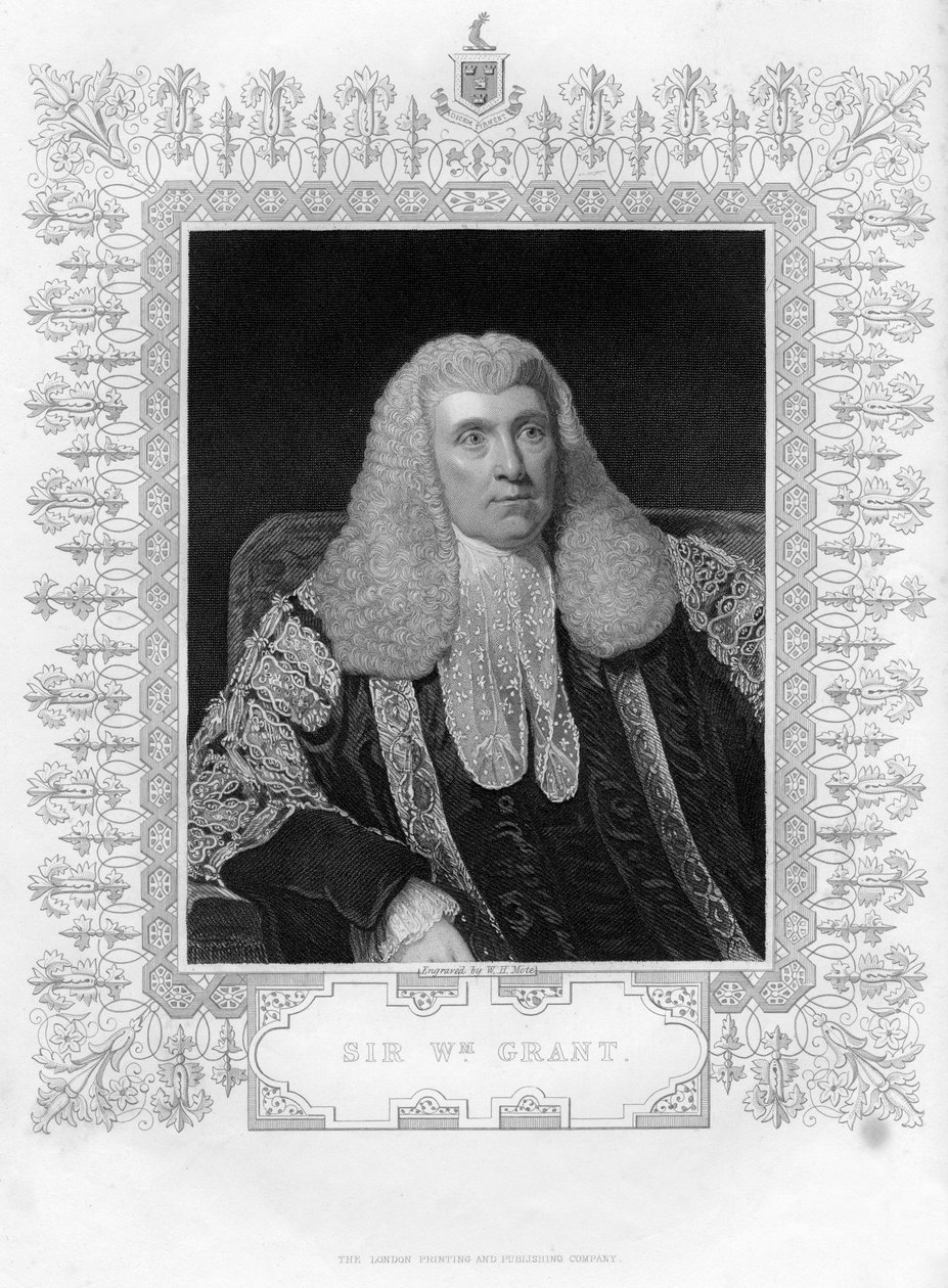 Sir William Grant 1752-1832, advogado e político escocês, século XIX. de William Henry Mote