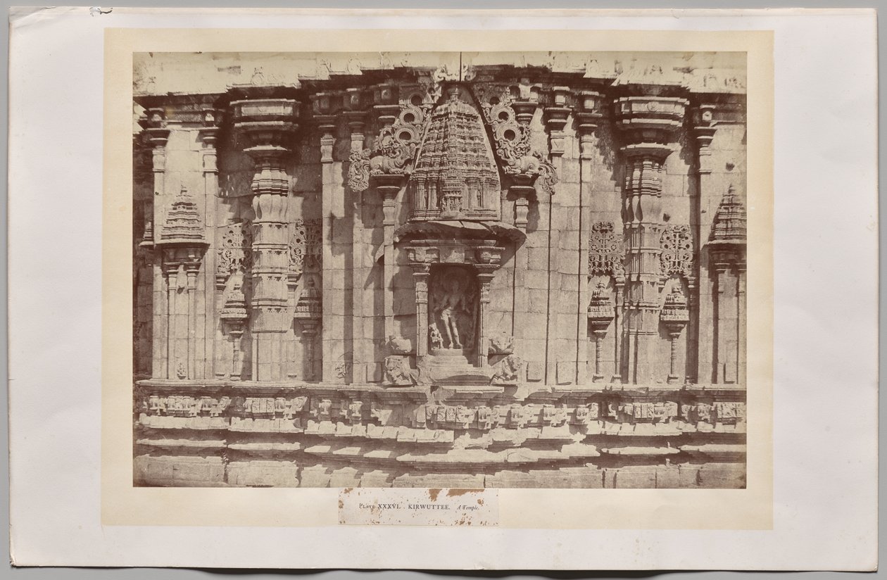 Kirwuttee, Um Templo, Índia de William Henry Pigou