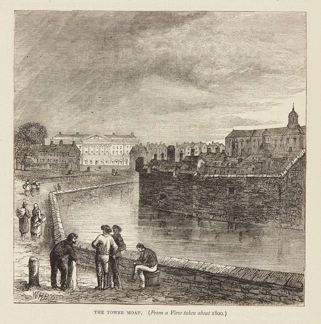 O fosso em cerca de 1800 de William Henry Prior