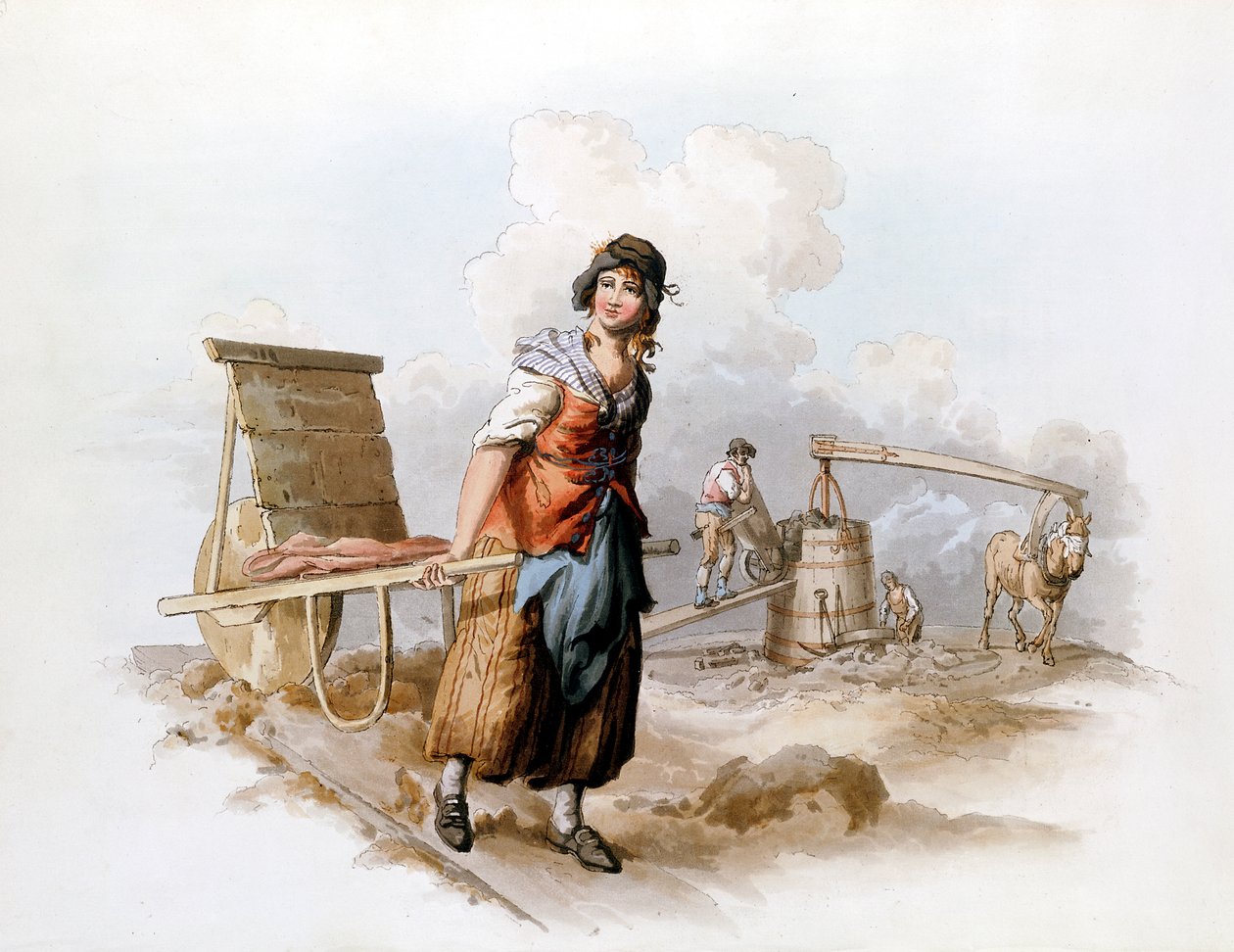 Brickfield, 1808 de William Henry Pyne