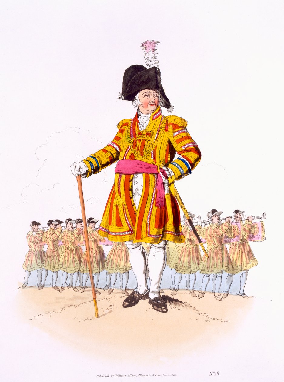 Lord Mayor, de &39;Costume of Great Britain&39;, publicado por William Miller, 1805 de William Henry Pyne