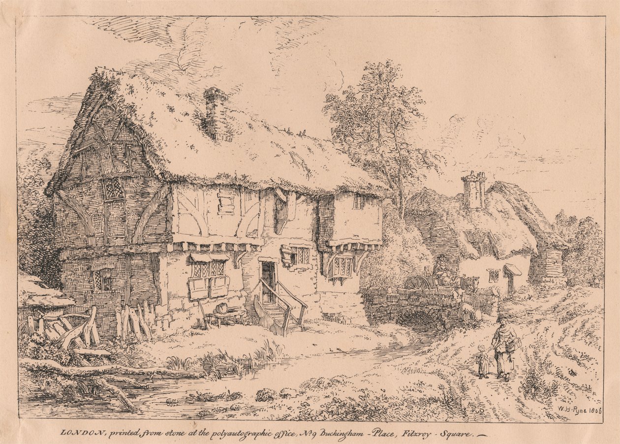 Velhos Cottages de William Henry Pyne