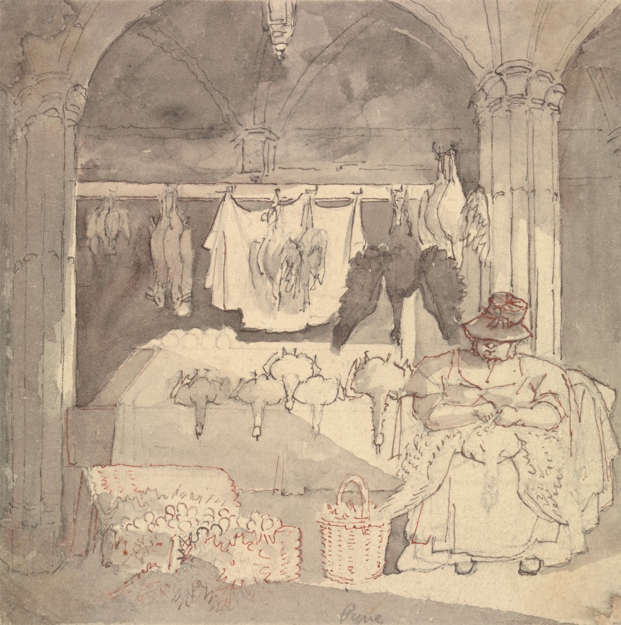 Loja do Poulterer de William Henry Pyne