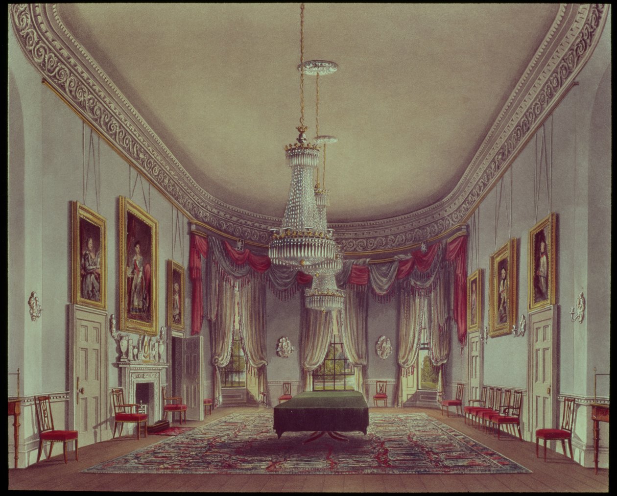 A sala de jantar, Frogmore de &39;Royal Residences&39; de Pyne, 1818 de William Henry Pyne