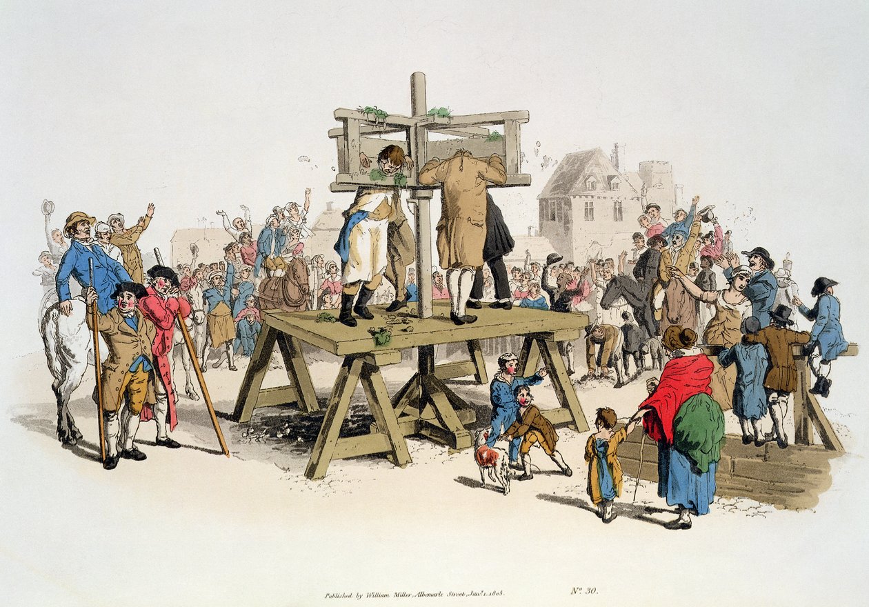 O Guilty, de &39;Costume of Great Britain&39;, publicado por William Miller, 1805 de William Henry Pyne
