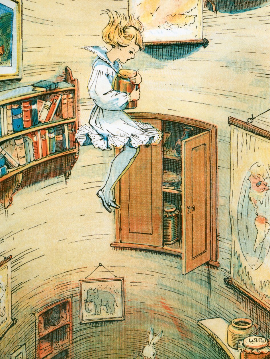 Alice no País das Maravilhas, Placa de livro de William Henry Romaine Walker