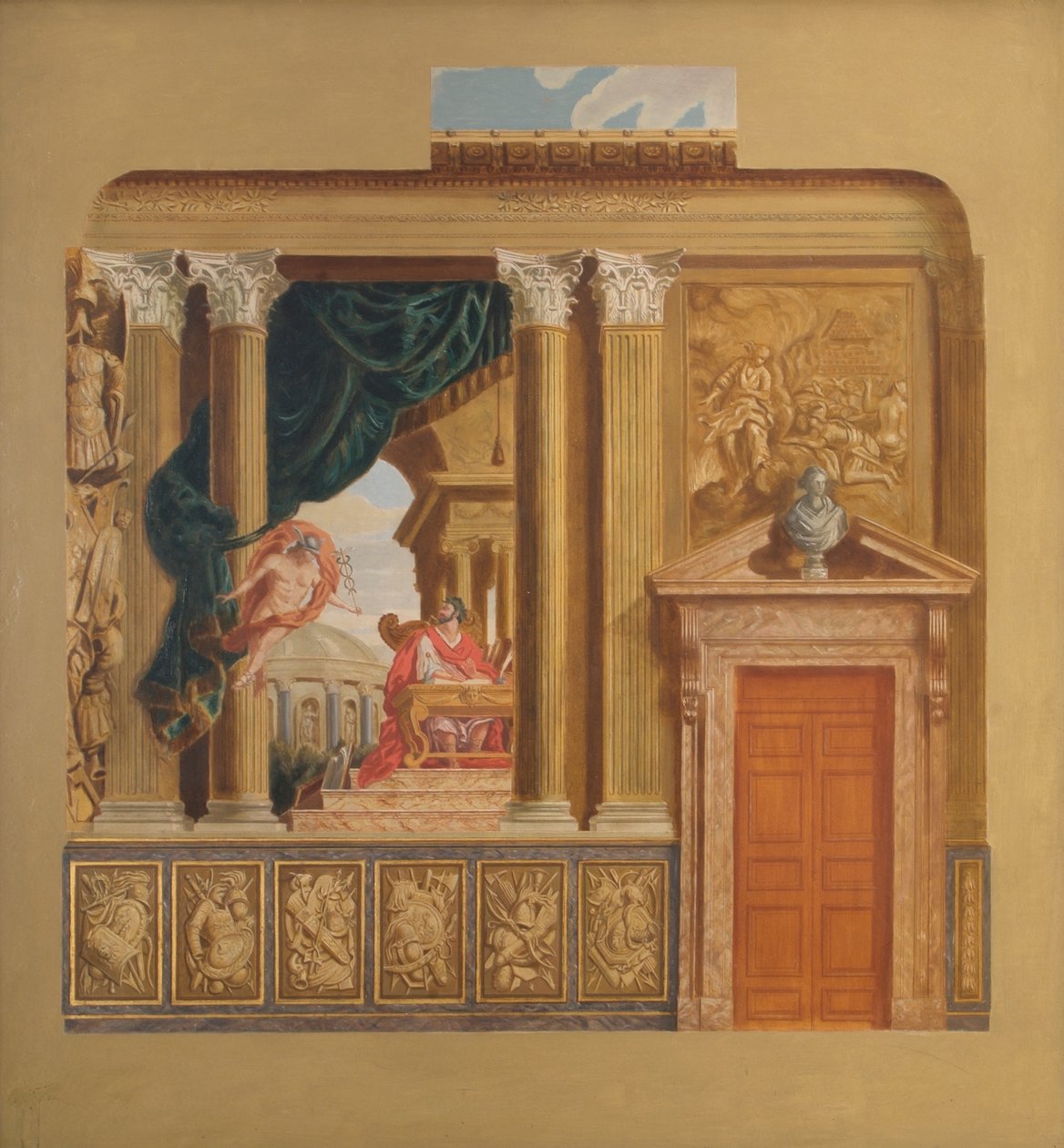 A Escadaria do Rei, Palácio da Corte de Hampton de William Herbert Hampton