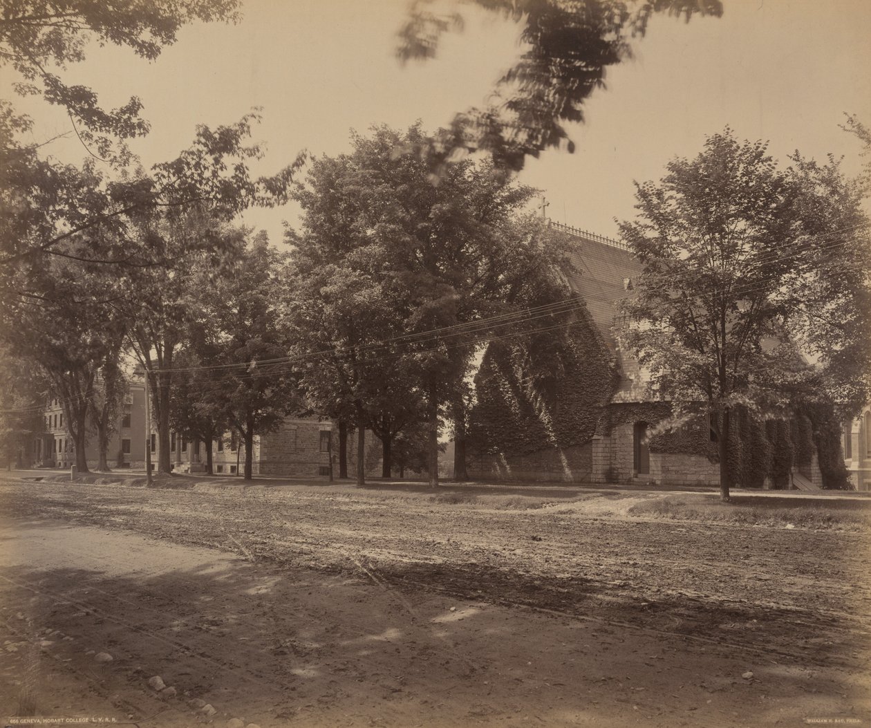 Genebra, Colégio Hobart, c. 1895 (foto) de William Herman Rau
