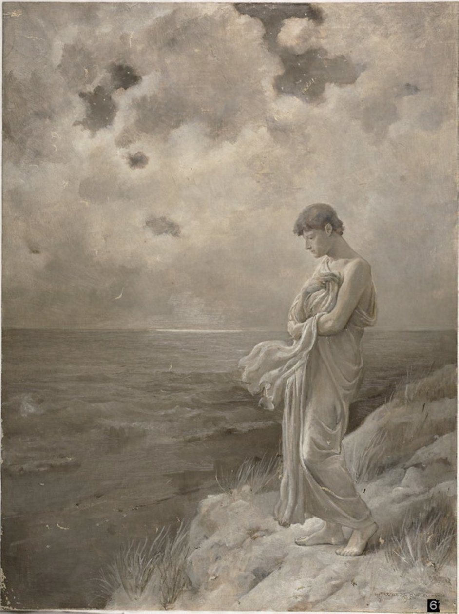 Soneto: "Quando tenho medo de deixar de ser", 1887 de William Hicok Low