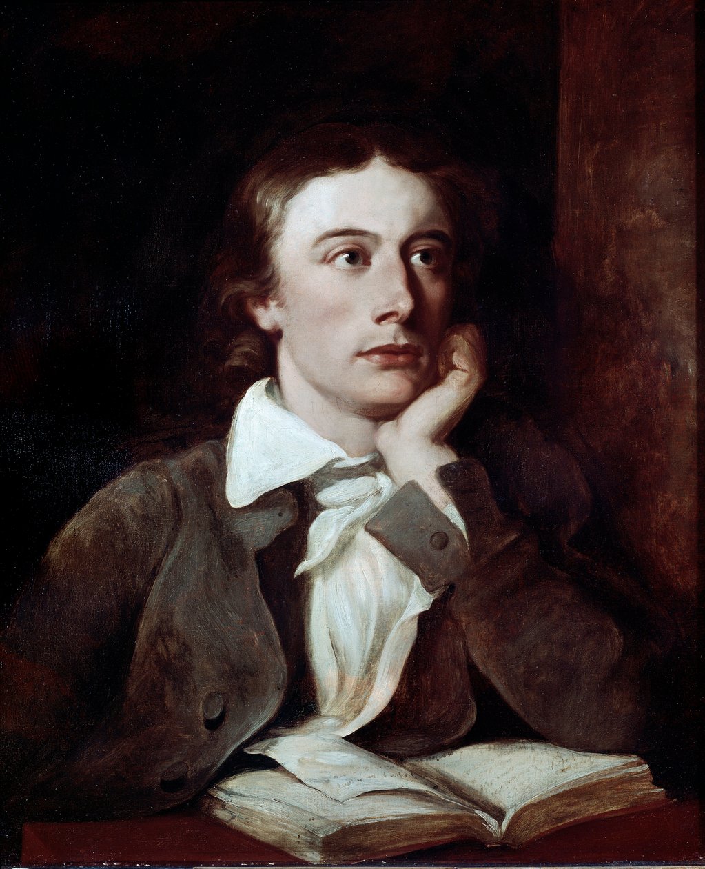 Retrato do poeta britânico John Keats (pintura) de William Hilton