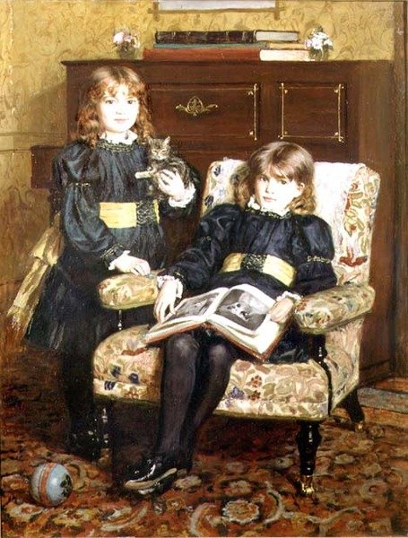 Retrato de Maio e Violet Craik de William Hippon Gadsby