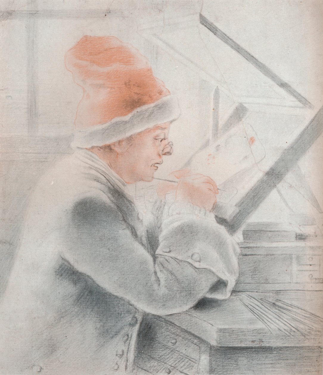 Christian Frederick Zincke, 1752 de William Hoare